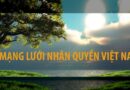 THÔNG BÁO: Kêu Gọi Đề Cử Ứng Viên Giải Nhân Quyền Việt Nam 2026