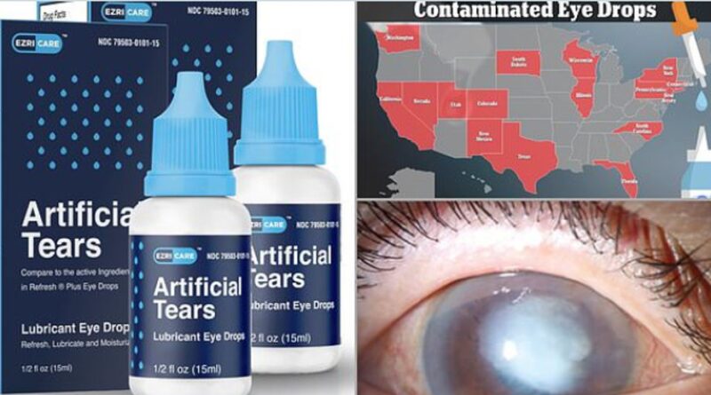 Thêm 2 tử vong, mù mắt liên quan đến thuốc nhỏ mắt bị thu hồi