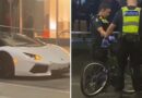 Hậu quả trộm rượu: Xe đạp va chạm Lamborghini trên Chapel St