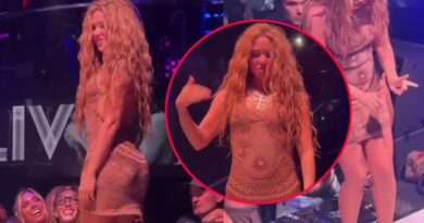 Video: Shakira bị quay lén dưới váy ở hộp đêm