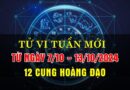 Tử vi tuần mới từ ngày 7-13/10/24 của 12 cung hoàng đạo