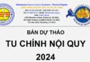 Đại Hội Tu Chính Nội Quy 2024 vào Chủ Nhật 24/11