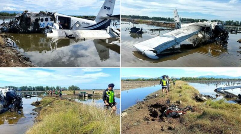 Rơi máy bay tại Indonesia, không một ai sống sót