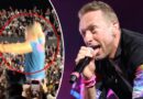 Melbourne: Ca sĩ Coldplay rơi xuống hố khi đang biểu diễn tại SVĐ Marvel