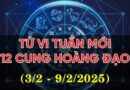 Tử vi tuần mới từ 3-9/2/25 của 12 cung hoàng đạo