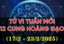 Tử vi 12 cung hoàng đạo tuần mới 17-23/2/25