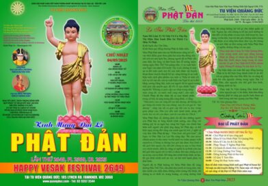 Chủ Nhật 4/5: Đại Lễ Phật Đản 2649 tại Tu Viện Quảng Đức, Melbourne
