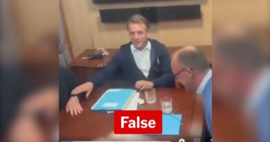 Macron Ukraine train cocaine claim fails sniff test Macron Ukraine train cocaine claim fails sniff test
