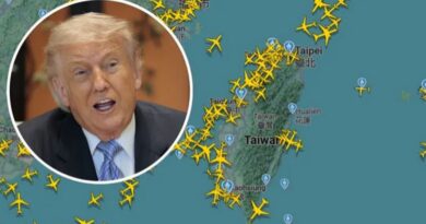 Máy bay chiến đấu TQ ngừng bay lượn gần Đài Loan trong khi Trump ở Bắc Kinh