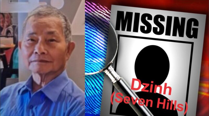 Dzinh: Giúp tìm kiếm đàn ông Seven Hills cao tuổi mất tích