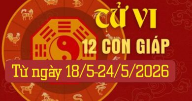 Tử vi tuần mới từ ngày 18/5-24/5/26 của 12 con giáp