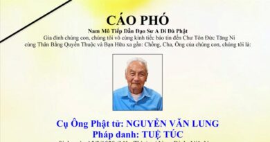 Thành Kính Phân Ưu Gia Đình Cô Nguyễn Thị Liên Thu, Thư ký CĐNVTD-VIC