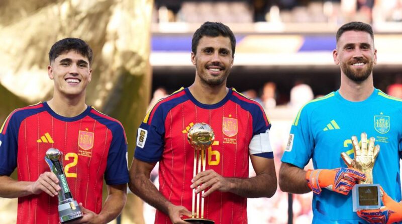 Nhà vô địch Tây Ban Nha áp đảo giải cá nhân World Cup 2026 Nhà vô địch Tây Ban Nha áp đảo giải cá nhân World Cup 2026