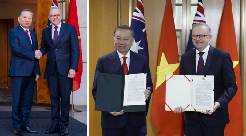 Úc và Việt Nam ra 3 tuyên bố chung, tăng cường hợp tác quân sự trong bối cảnh đối phó với Trung Quốc