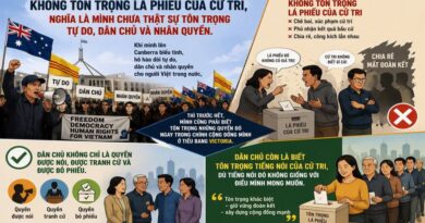 AVRNC: Biểu Tình Phản Đối Đại Hội Vi Hiến do Ô.Nguyễn Quang Duy Tổ Chức tại ĐTQT Ngày 23/8