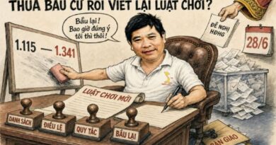 THUA BẦU CỬ RỒI VIẾT LẠI LUẬT CHƠI? THUA BẦU CỬ RỒI VIẾT LẠI LUẬT CHƠI?