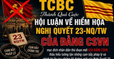 Diễn Văn Tại Cuộc Hội Luận Về Nghị Quyết 23 tại Nam Cali: Kiến Tạo Không Gian Tự Vệ Diễn Văn Tại Cuộc Hội Luận Về Nghị Quyết 23 tại Nam Cali: Kiến Tạo Không Gian Tự Vệ
