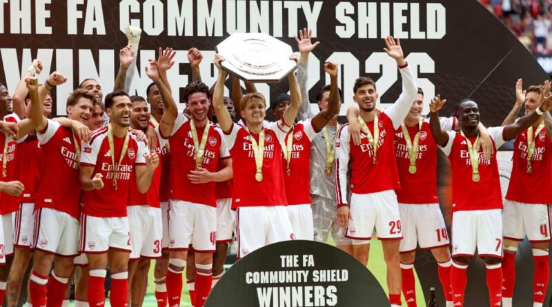 Arsenal vùi dập Man City 3-0 đoạt Siêu cúp Anh