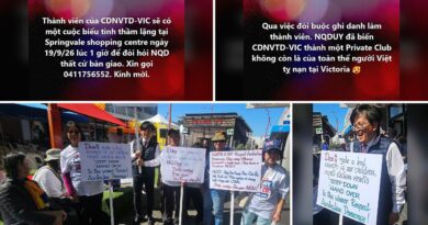 AVRNC: Purpose of Silent Protest Demanding Nguyễn Quang Duy Step Down and Hand Over AVRNC: Purpose of Silent Protest Demanding Nguyễn Quang Duy Step Down and Hand Over