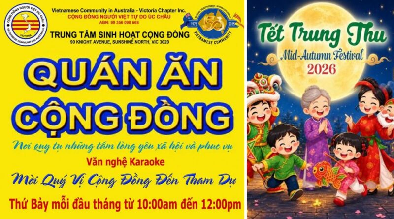 Quán Ăn Cộng Đồng Thứ Bẩy này 3/10: Bán Cơm Gà Hải Nam, Canh Súp và Xôi Chè