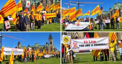 Demonstration in Ottawa Calls for Human Rights, Freedom and Democracy for Vietnam Demonstration in Ottawa Calls for Human Rights, Freedom and Democracy for Vietnam