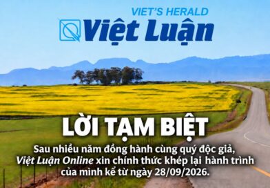 LỜI TẠM BIỆT của Việt Luận Online LỜI TẠM BIỆT của Việt Luận Online