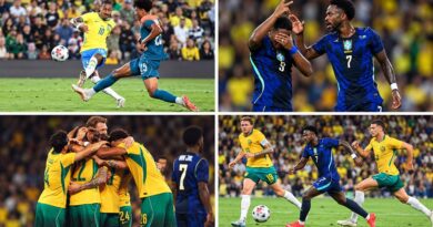 Vinicius và Raphinha giúp Brazil thắng kịch tính trên đất Australia