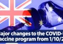 Free COVID-19 vaccines restricted to higher-risk Australians from 1 October