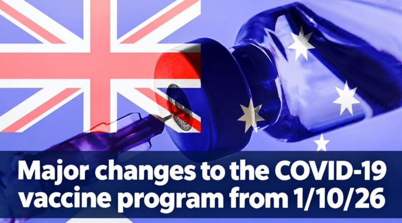 Free COVID-19 vaccines restricted to higher-risk Australians from 1 October