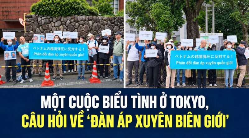Yêu Cầu Làm Rõ Vụ 2 Công Dân Mất Tích: Người Việt Biểu Tình Trước Đại Sứ Quán Tại Tokyo