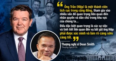 Thượng nghị sĩ Úc gửi thư cho Bộ Ngoại giao Úc về vụ bắt giữ hai nhà hoạt động gốc Việt Thượng nghị sĩ Úc gửi thư cho Bộ Ngoại giao Úc về vụ bắt giữ hai nhà hoạt động gốc Việt