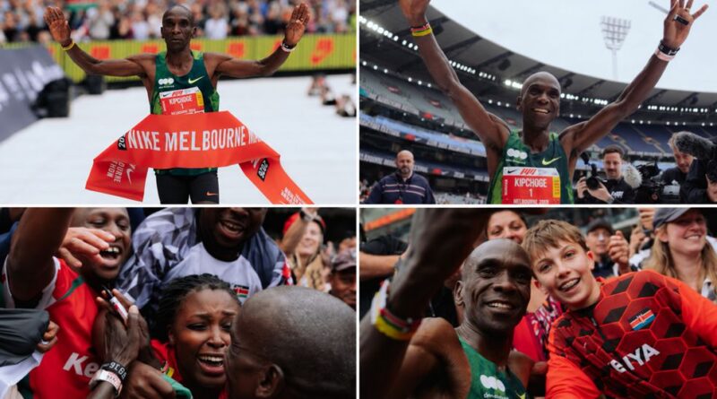 Kipchoge phá kỷ lục đường chạy Melbourne Marathon ở tuổi 41 Kipchoge phá kỷ lục đường chạy Melbourne Marathon ở tuổi 41